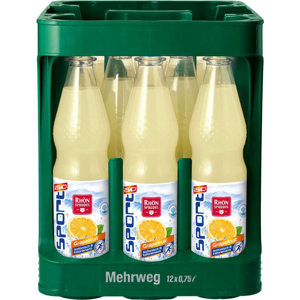 Produktabbildung Rhön Sprudel Iso Sport, Grapefruit (12x 0,750 Liter)