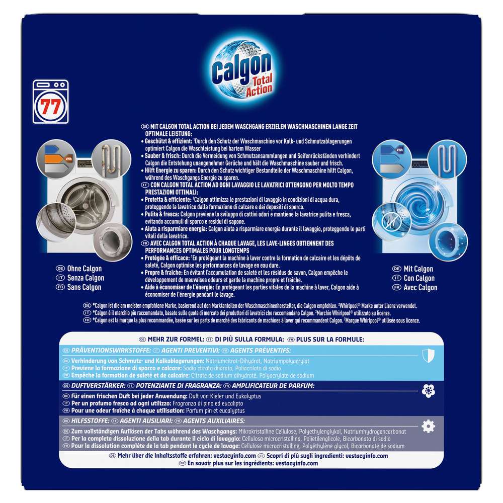 Produktabbildung Calgon Waschmaschinen-Entkalker Tabs