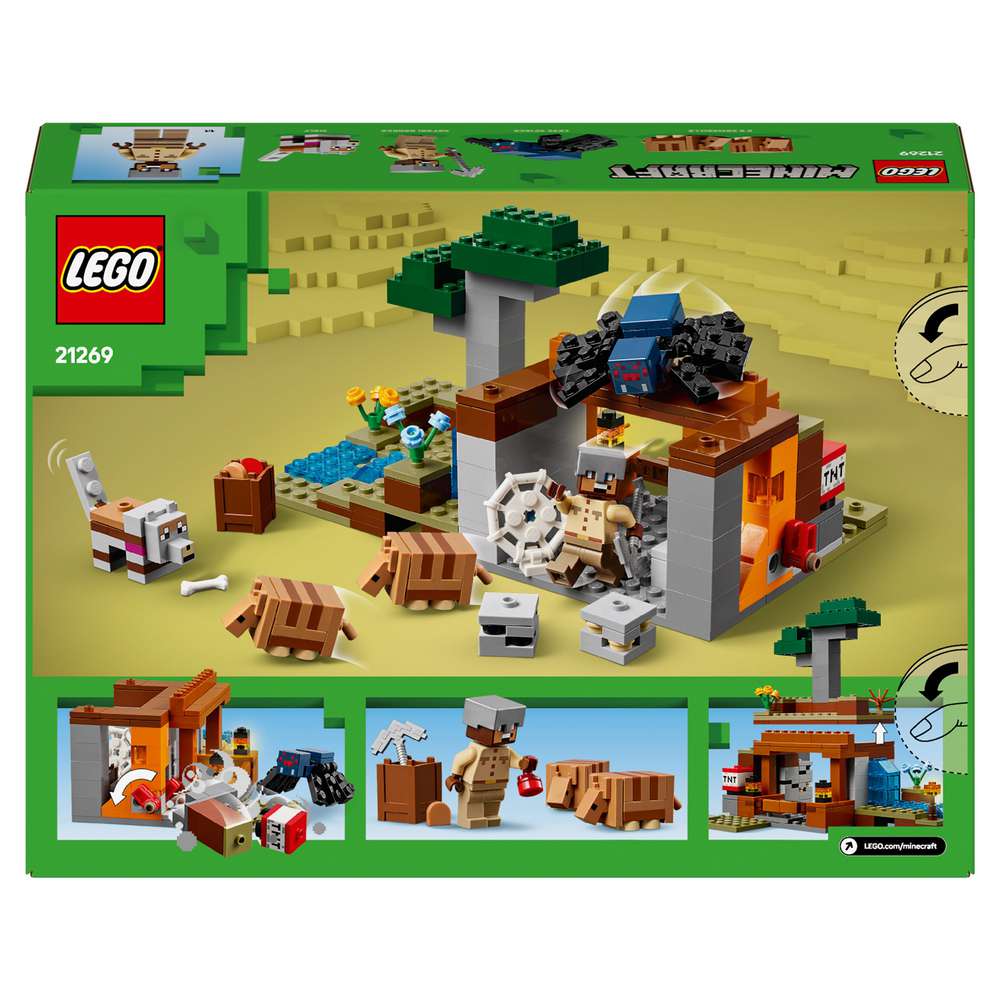 Produktabbildung Lego LEGO Minecraft Die Expedition zur Gürteltiermine 21269