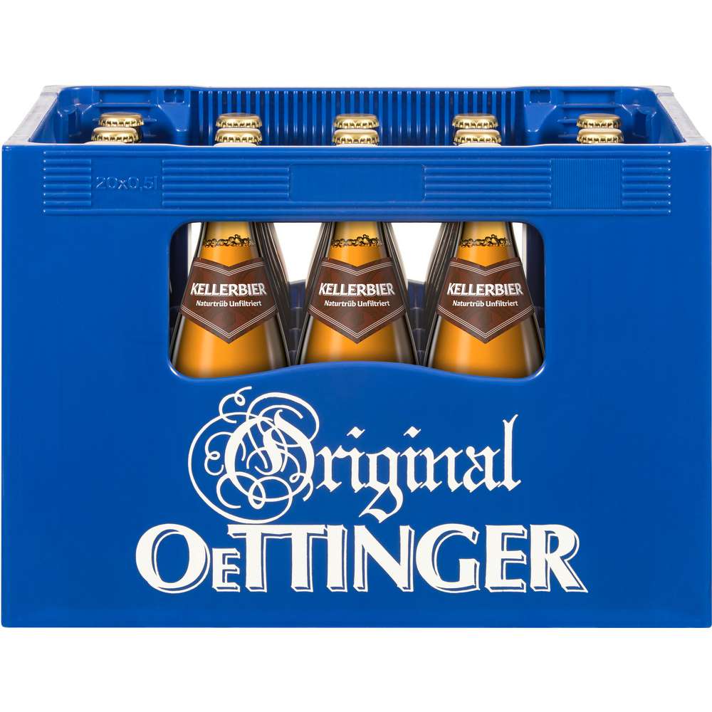 Produktabbildung Oettinger Kellerbier 5,6% (20x 0,500 Liter)