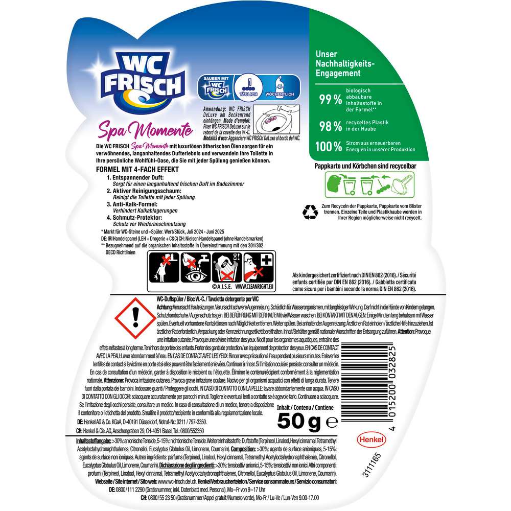 Produktabbildung WC Frisch WC Duftspüler Spa Momente, Harmonie