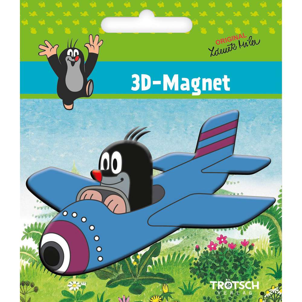 Produktabbildung Trötsch 3D-Magnet Maulwurf