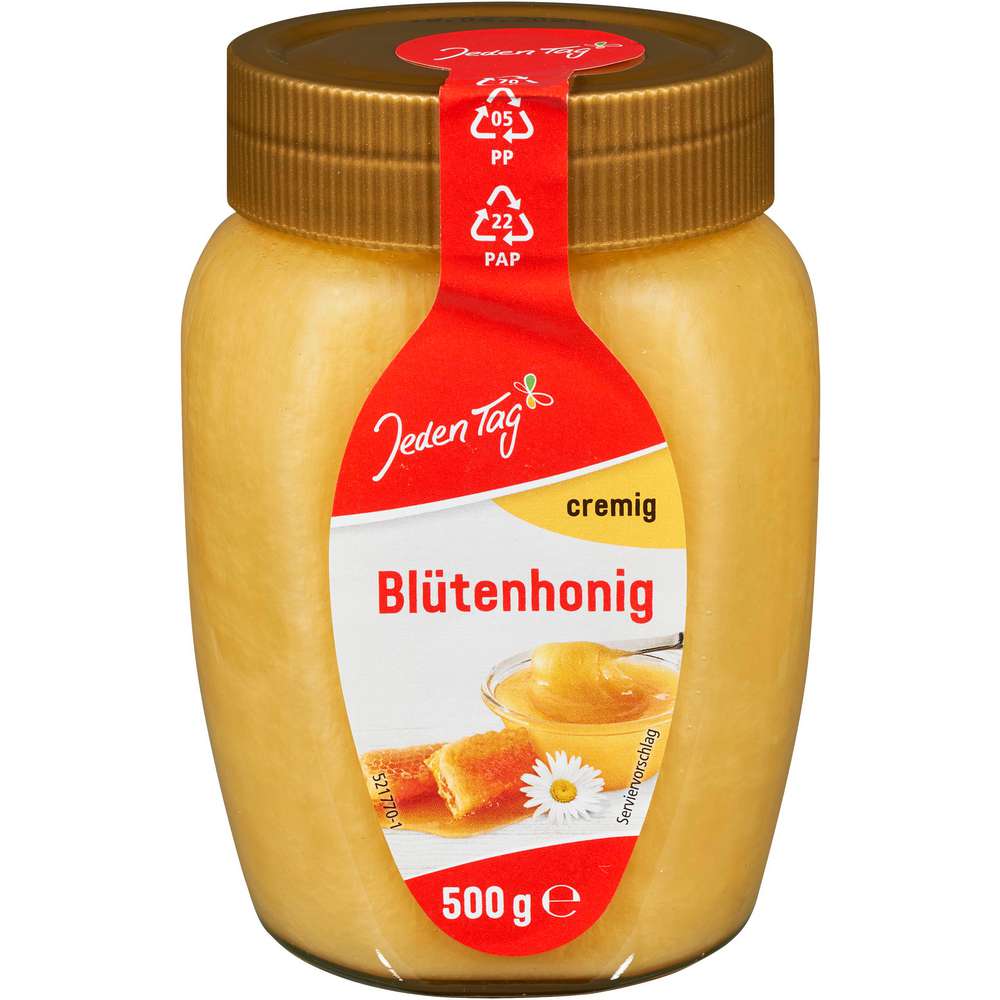 Produktabbildung Jeden Tag Blütenhonig, cremig