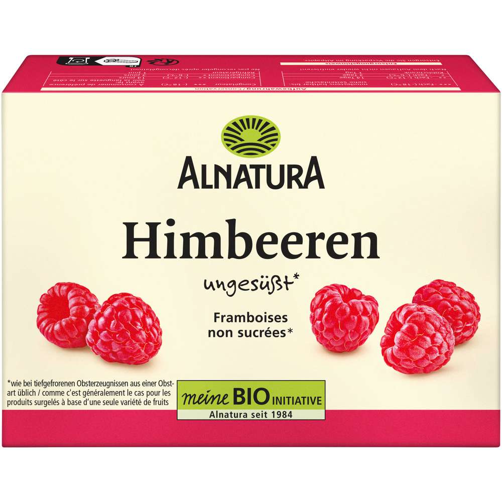 Produktabbildung Alnatura Bio Himbeeren, tiefgekühlt