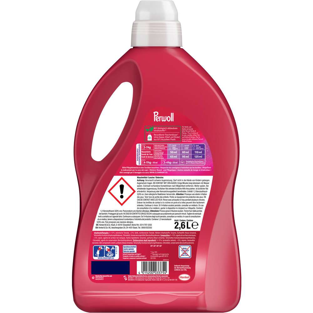 Produktabbildung Perwoll Color-Waschmittel, flüssig, Renew