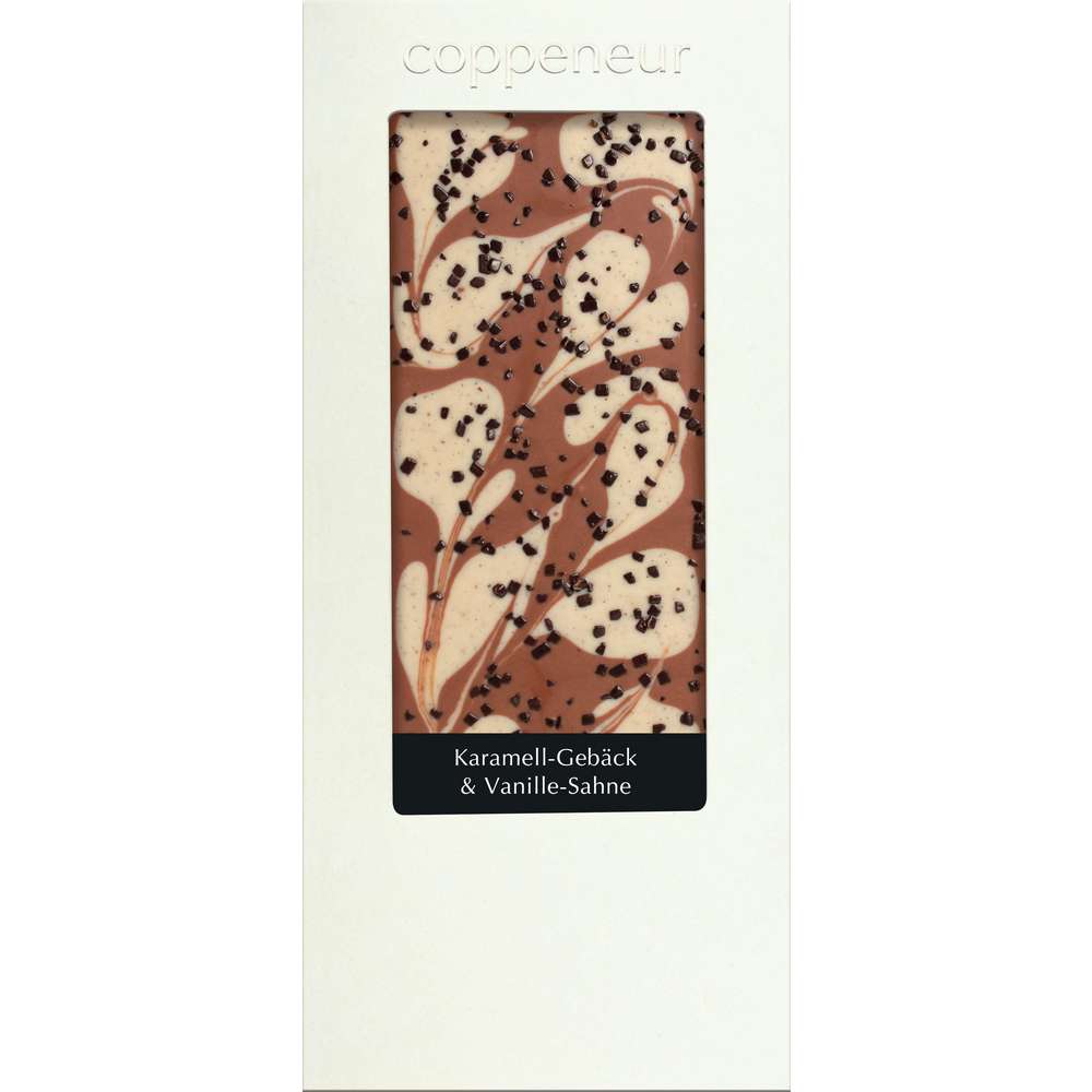 Produktabbildung coppeneur Tafelschokolade Cuvée Chocolade, Karamell-Gebäck & Vanille