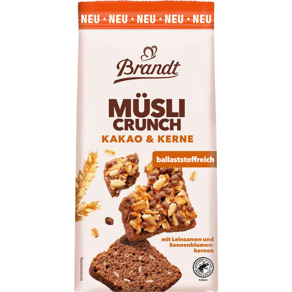 Produktabbildung Brandt Müsli Crunch, Kerne & Kakaao