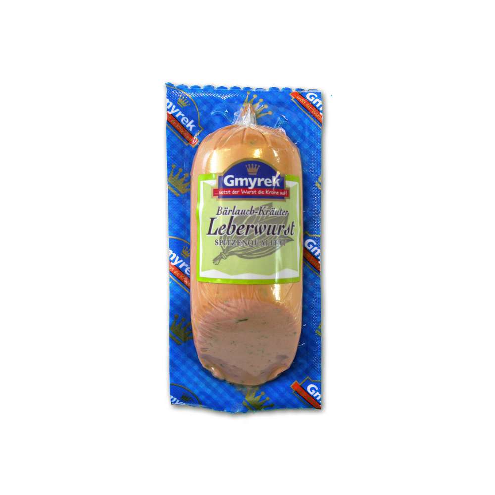 Produktabbildung Gmyrek Bärlauch-Leberwurst