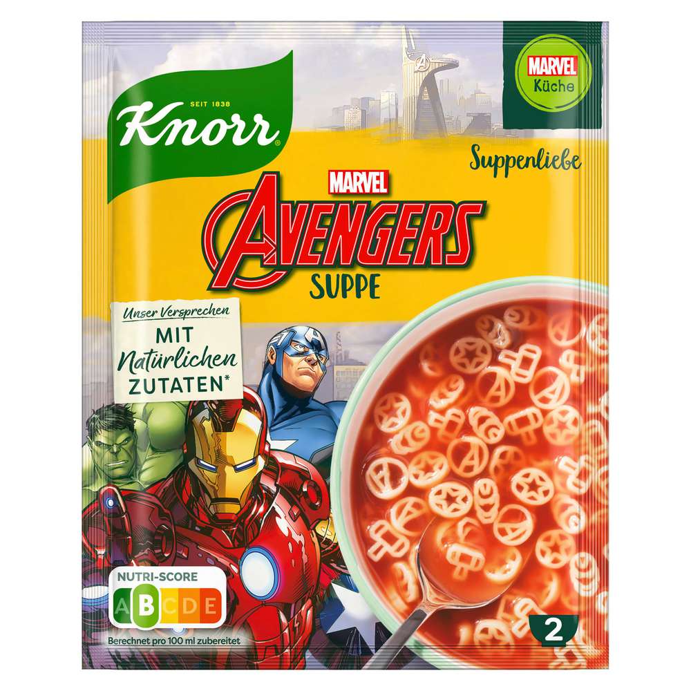 Produktabbildung Knorr Suppenliebe Disney Avengers
