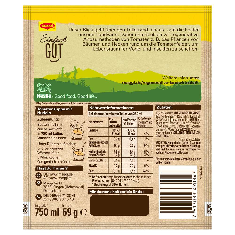 Produktabbildung Maggi Gewürzmischungen Guten Appetit, Gespenstersuppe