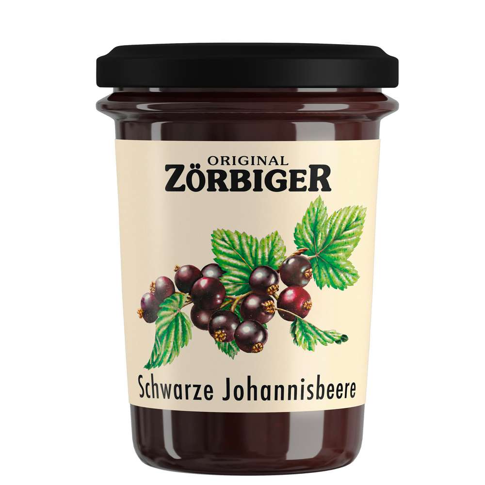 Produktabbildung Zörbiger Fruchtaufstrich, Schwarze Johannisbeere