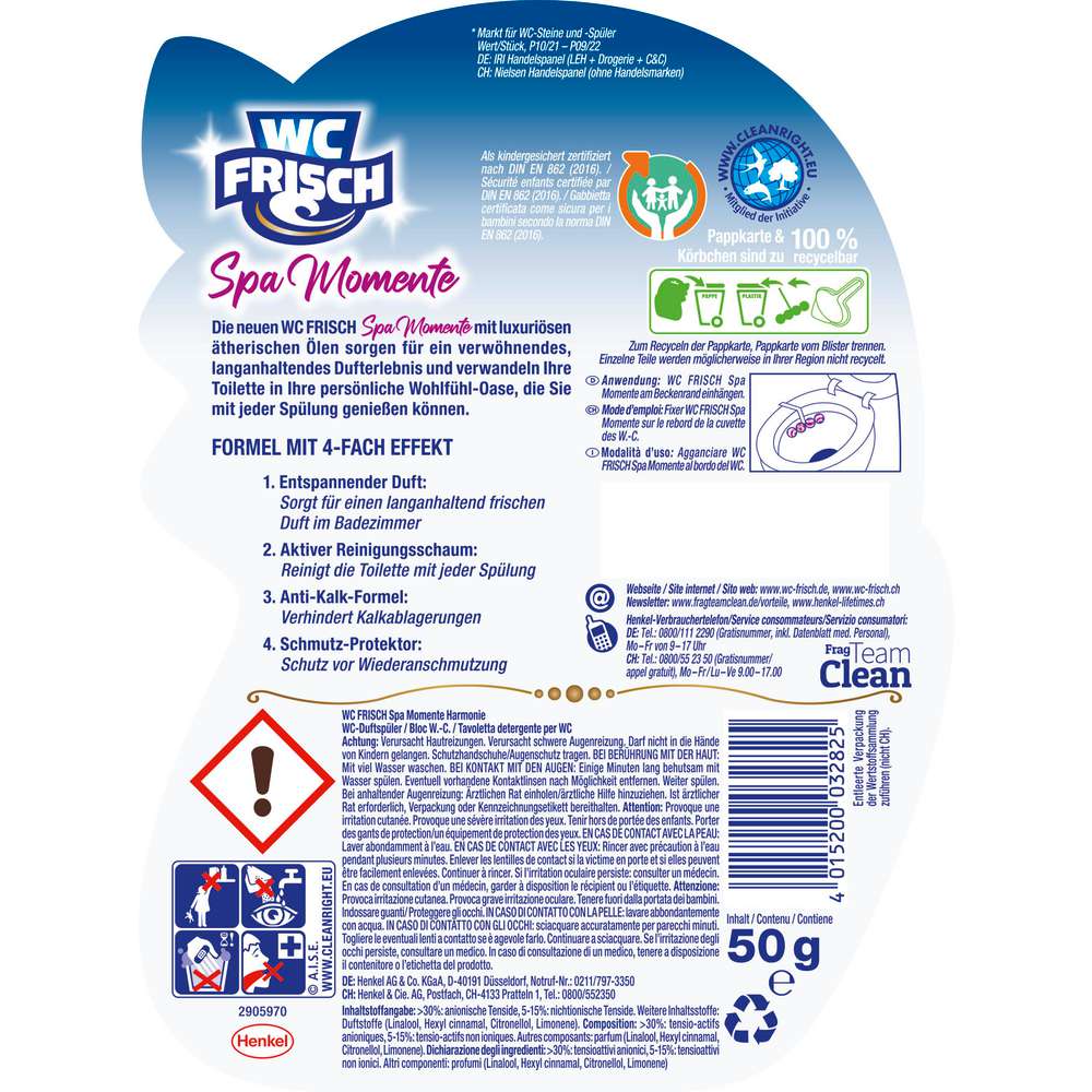 Produktabbildung WC Frisch WC Duftspüler Spa Momente, Harmonie