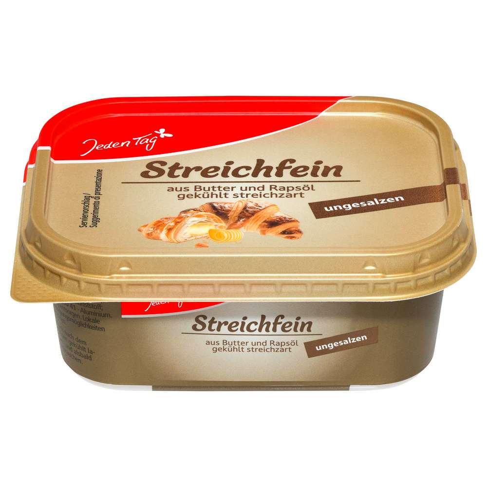 Produktabbildung Jeden Tag Streichfein Butter, ungesalzen