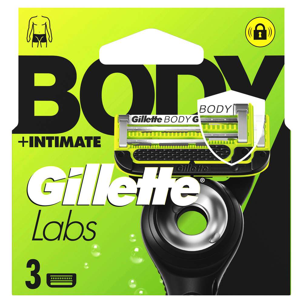 Produktabbildung Gillette Labs Body + Intimate Rasierklingen