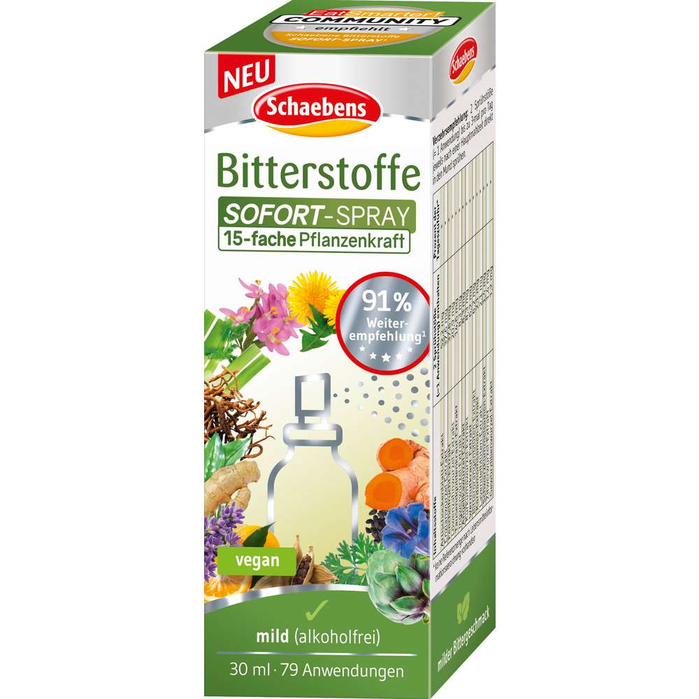 Produktabbildung Schaebens Bitterstoffe Sofort-Spray 