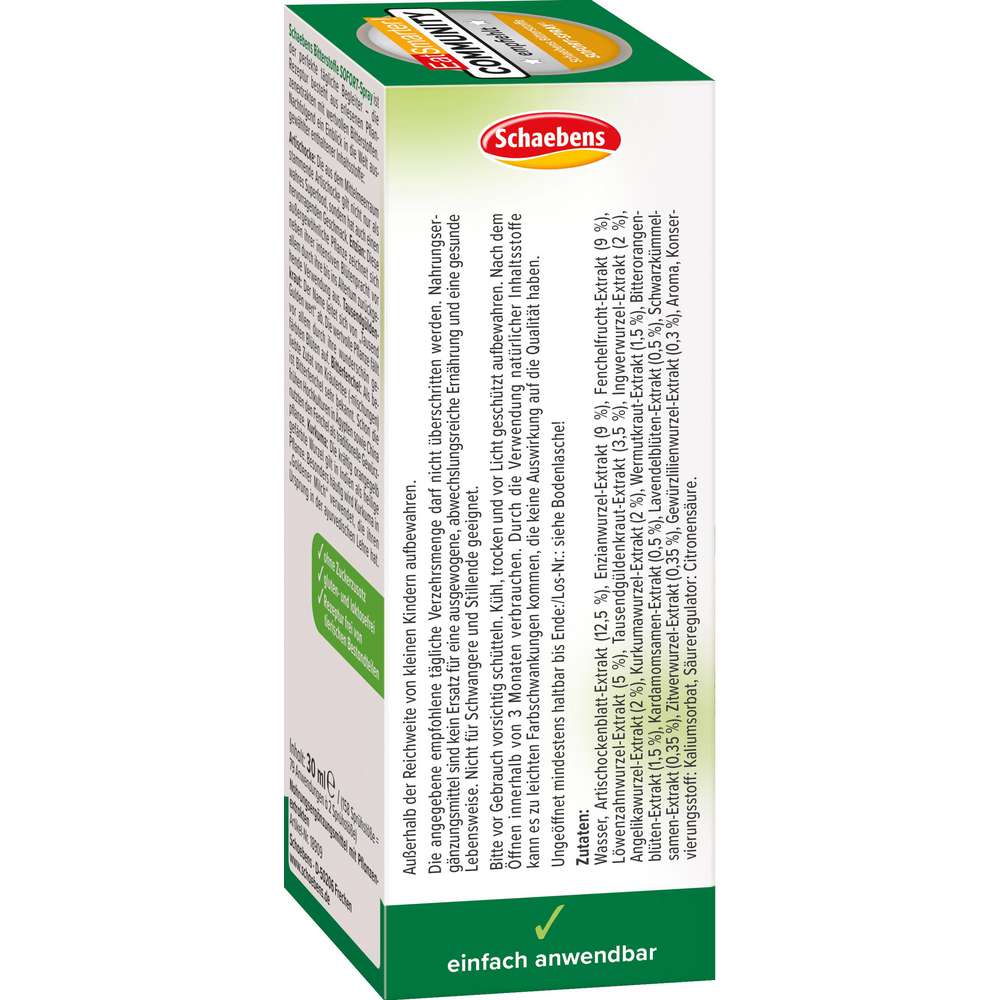 Produktabbildung Schaebens Bitterstoffe Sofort-Spray 