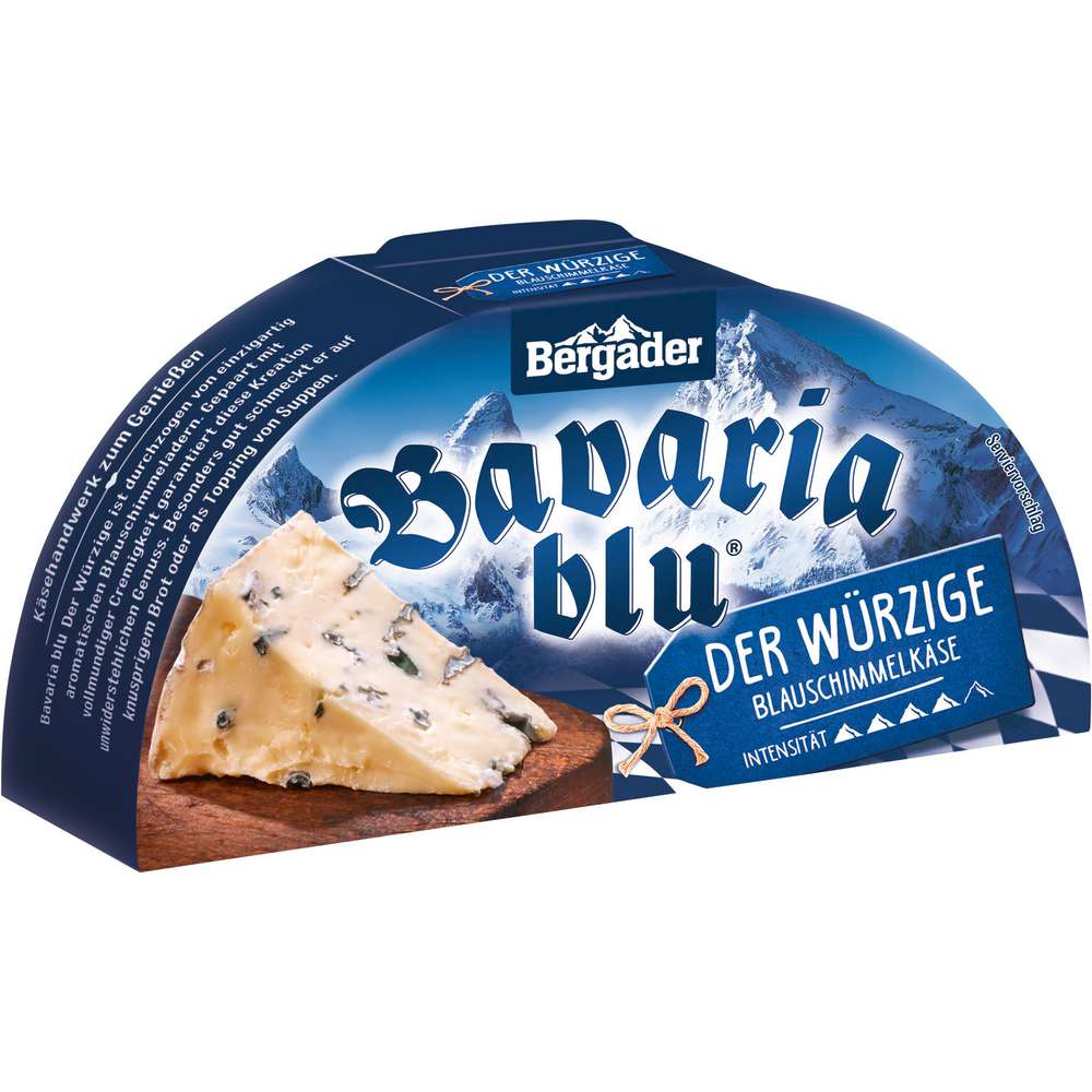 Produktabbildung Bergader Bavaria Blu Käse, Der Würzige