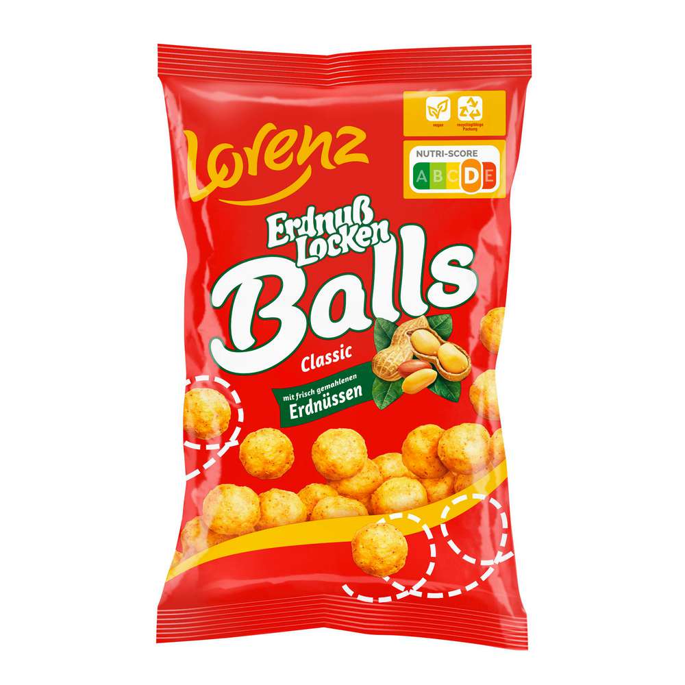 Produktabbildung Lorenz Erdnuß Locken Balls Classic
