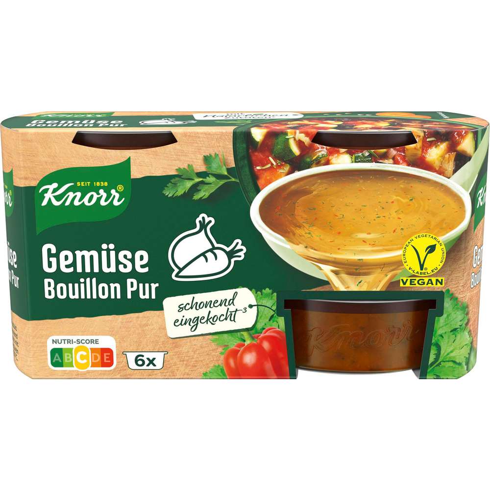 Produktabbildung Knorr Bouillon Pur, Gemüse