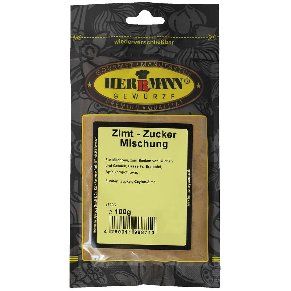 Produktabbildung Herrmann Gewürze Zimt-Zucker Mischung 