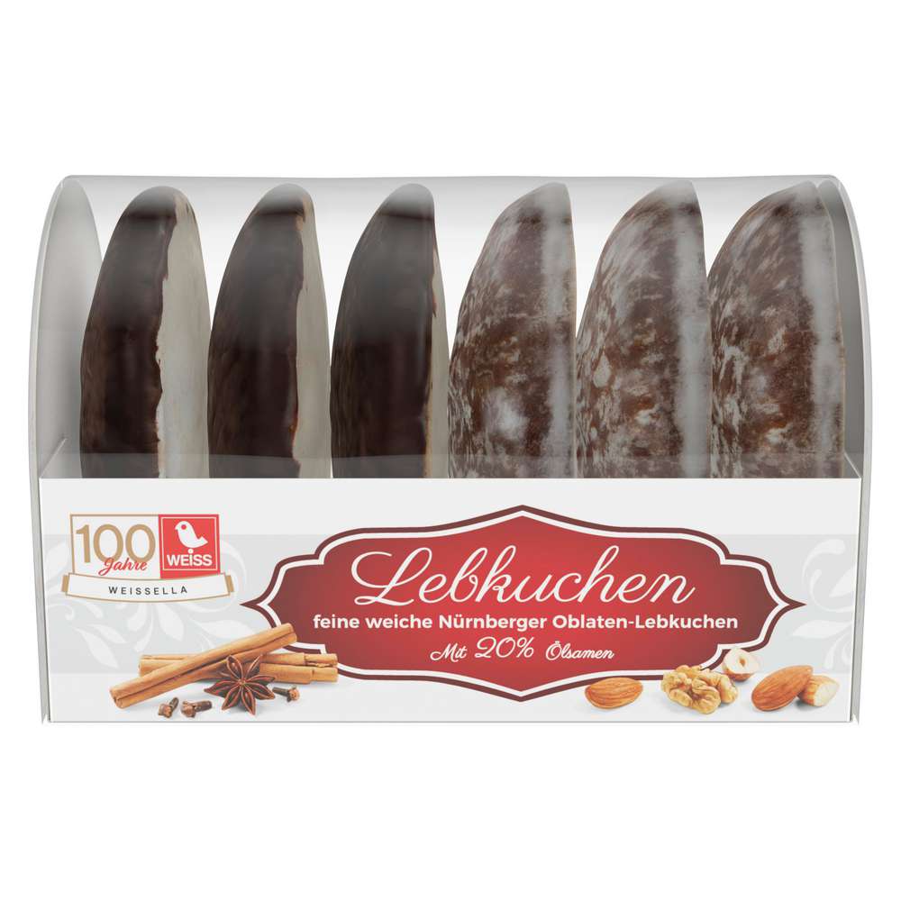 Produktabbildung Weiss Lebkuchen, 2-fach sortiert
