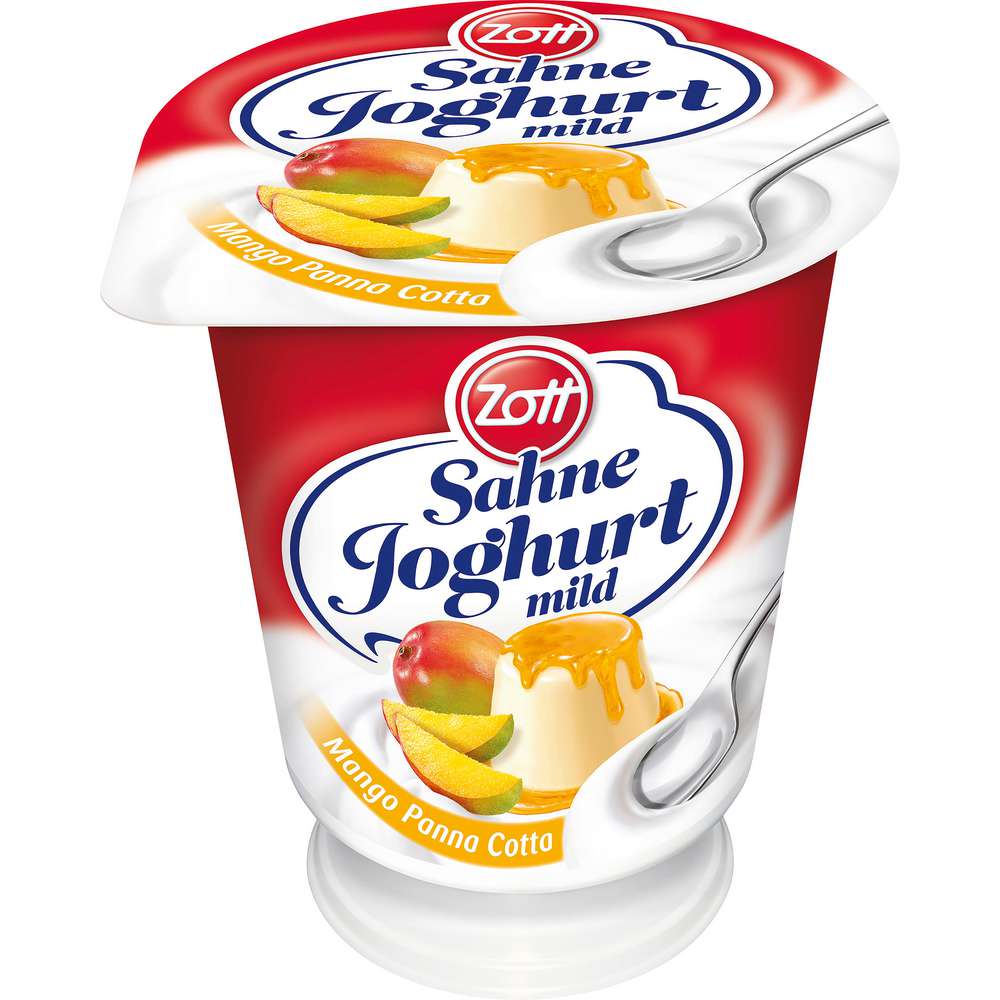 Produktabbildung Zott Sahnejoghurt, Mango Panna Cotta