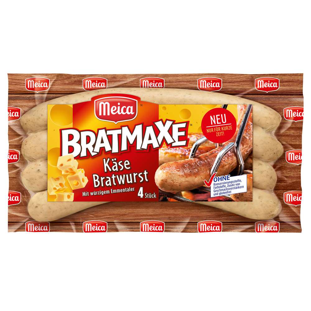 Produktabbildung Meica Bratmaxe Käse Bratwürste