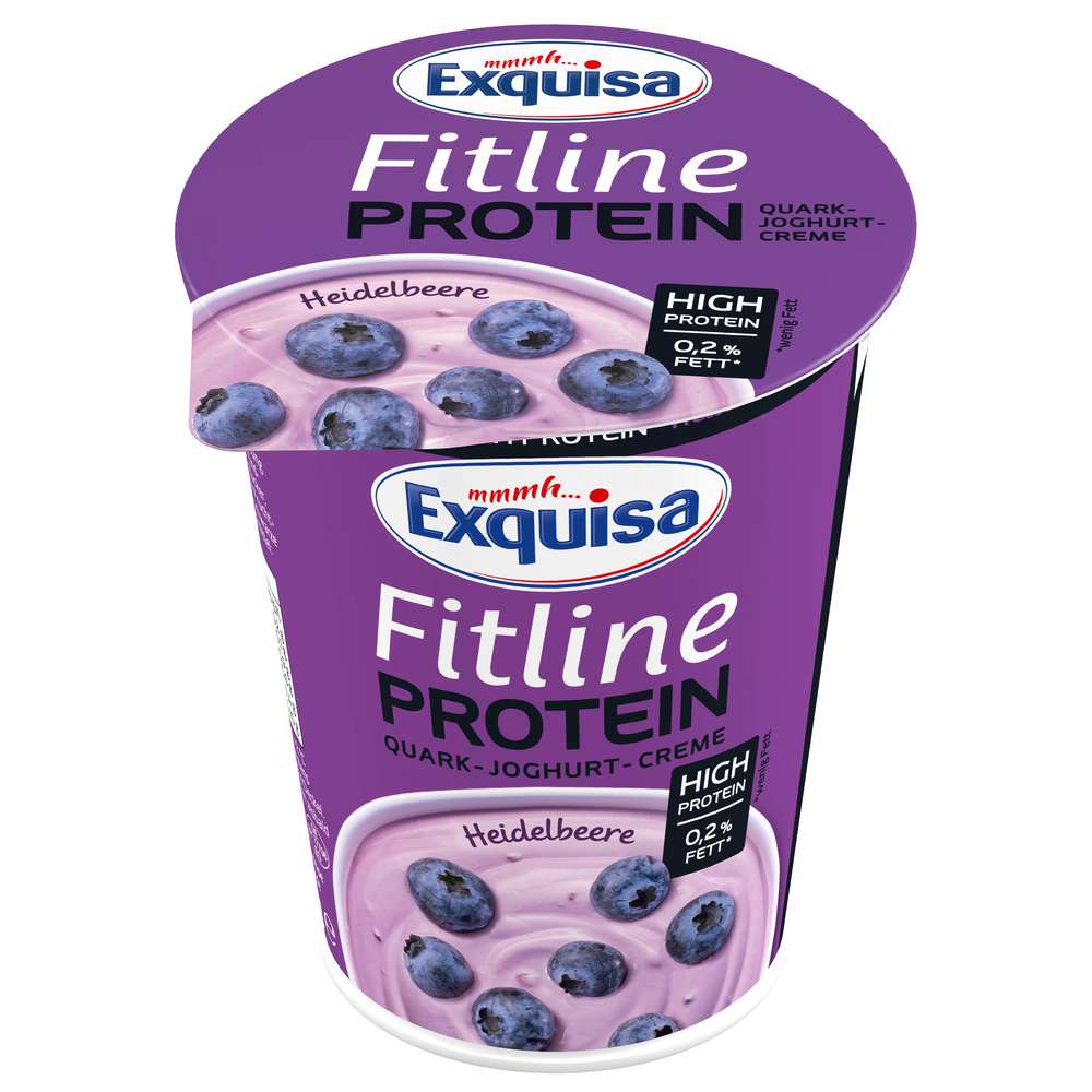 Produktabbildung Exquisa Fitline Quark-Joghurt-Creme, Erdbeere