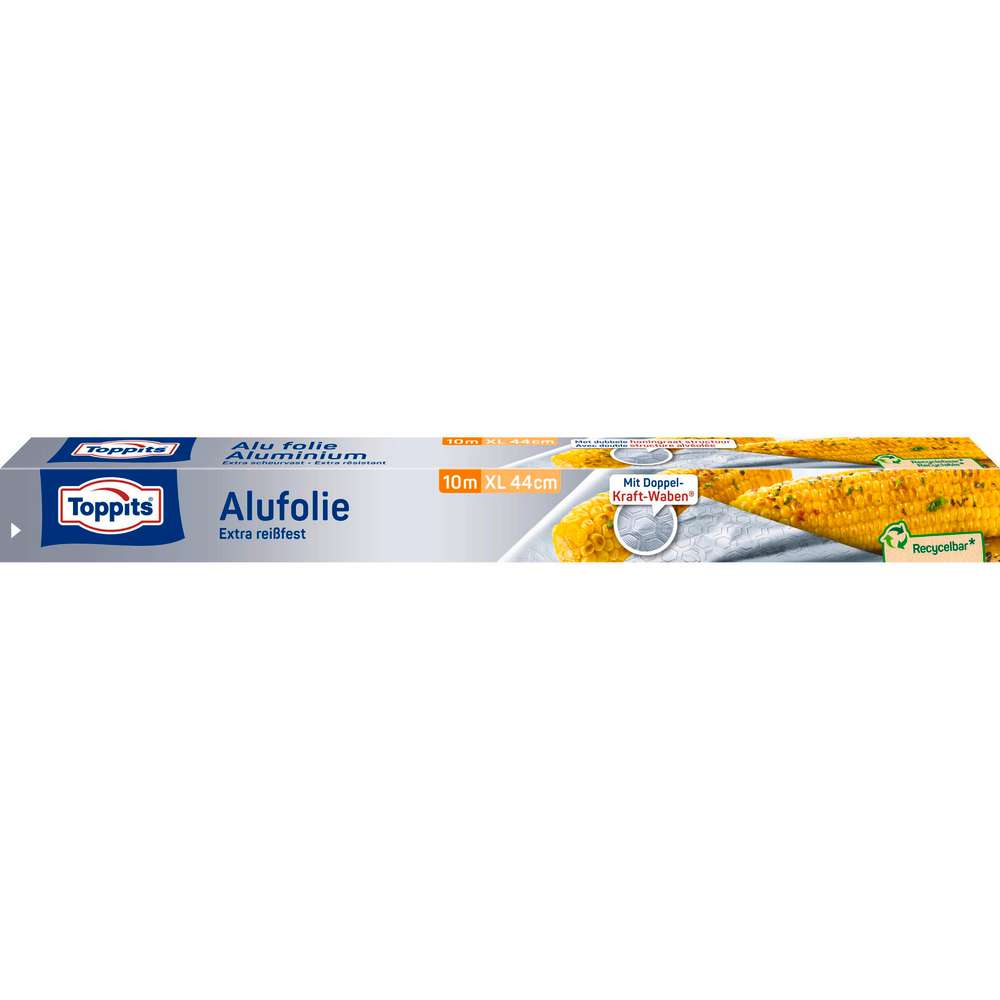 Produktabbildung Toppits Alufolie, extra reißfest und breit