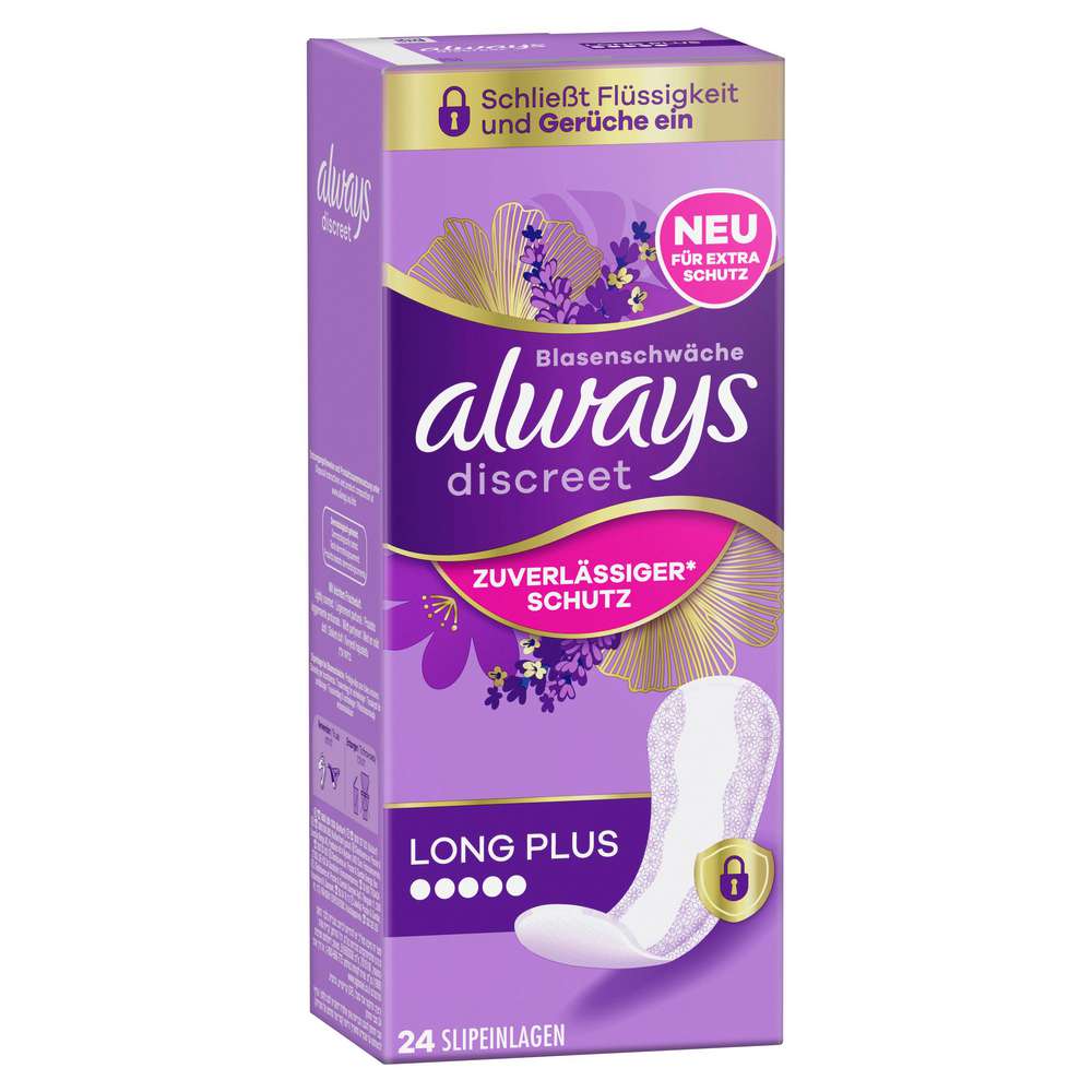 Produktabbildung Always Discreet Inkontinenzeinlagen Long Plus