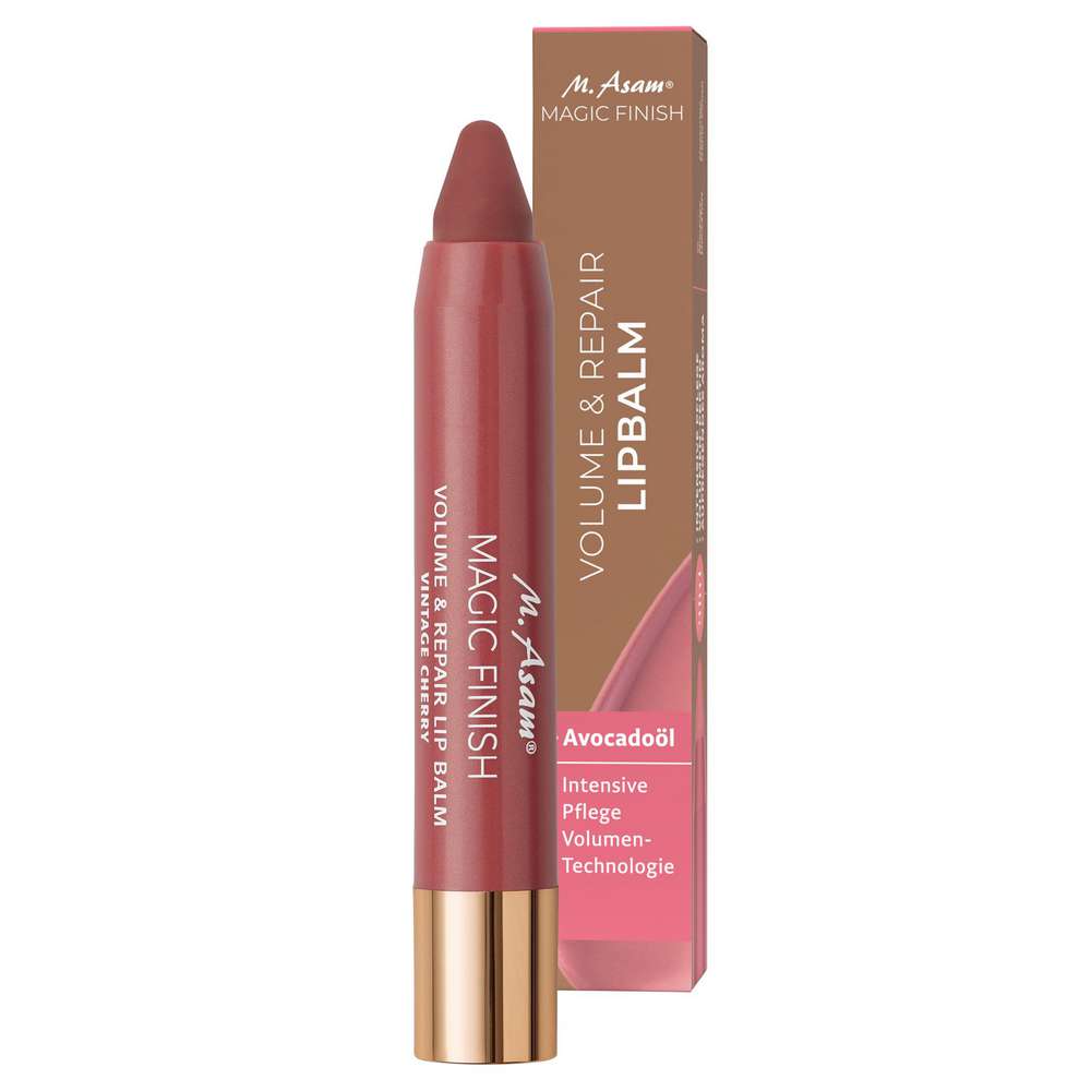 Produktabbildung M.Asam Magic Finish Lipbalm Volume & Repair, vintage cherry
