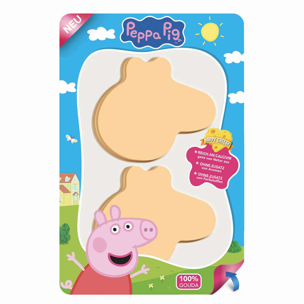 Produktabbildung Peppa Pig Gouda Scheiben  