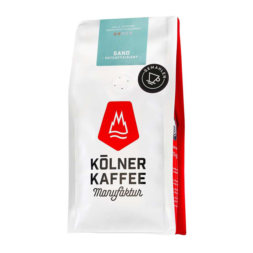 Produktabbildung Kölner Kaffeemanufaktur Sano entkoffeiniert gemahlen