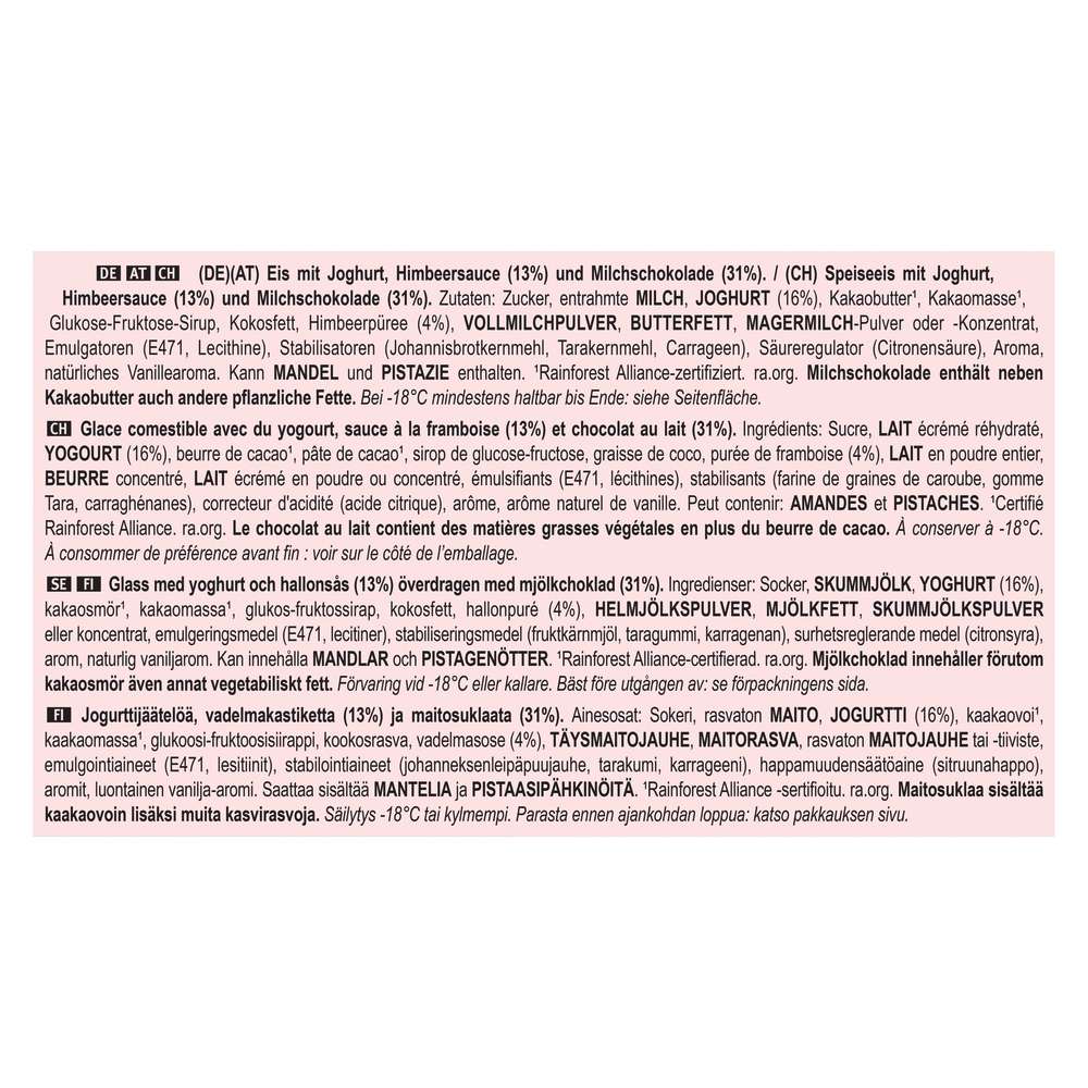 Produktabbildung Magnum Stiel-Eis Mini, Yoghurt & Raspberry