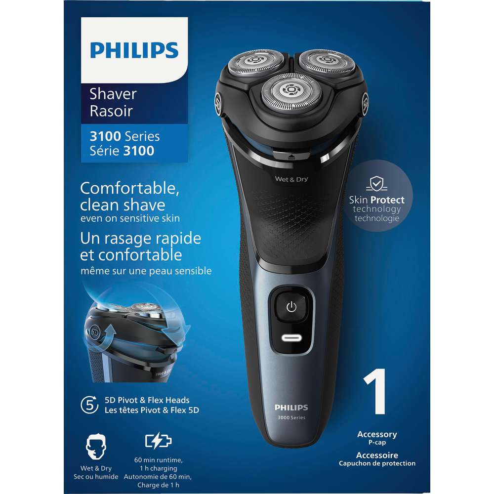 Produktabbildung Philips Herrenrasierer Comfortable S3144, clean shave