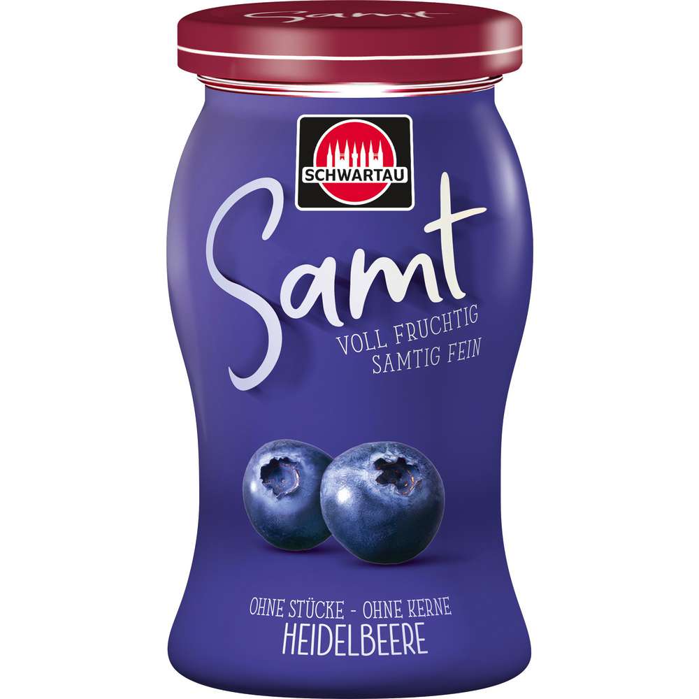 Produktabbildung Schwartau Fruchtaufstrich Samt, Heidelbeere