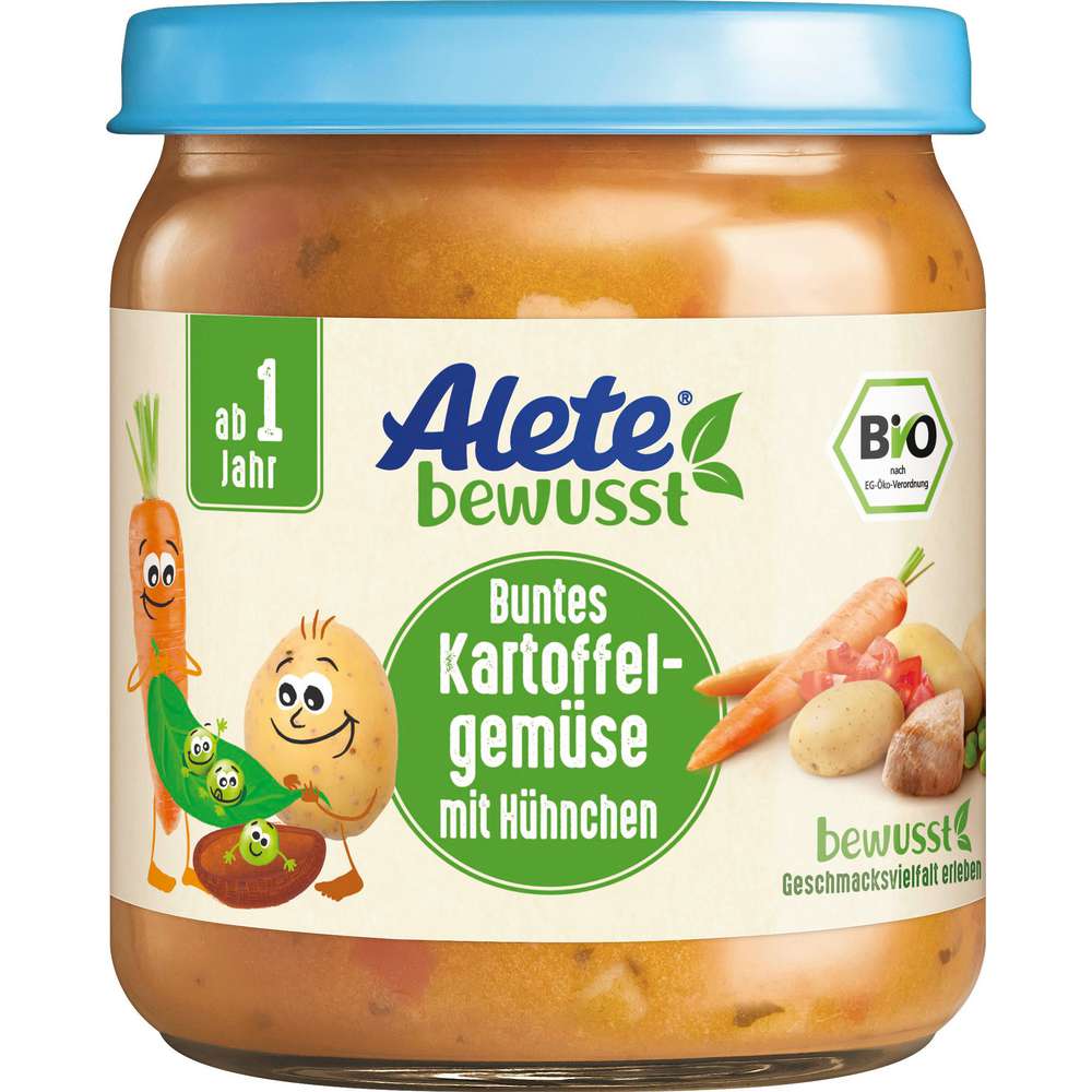 Produktabbildung Alete Babynahrung, Bio Kartoffelgemüse mit Hühnchen
