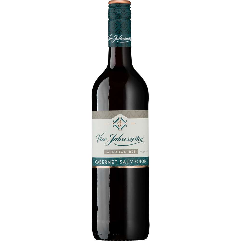 Produktabbildung Vier Jahreszeiten Cabernet Sauvignon Rotwein, alkoholfrei