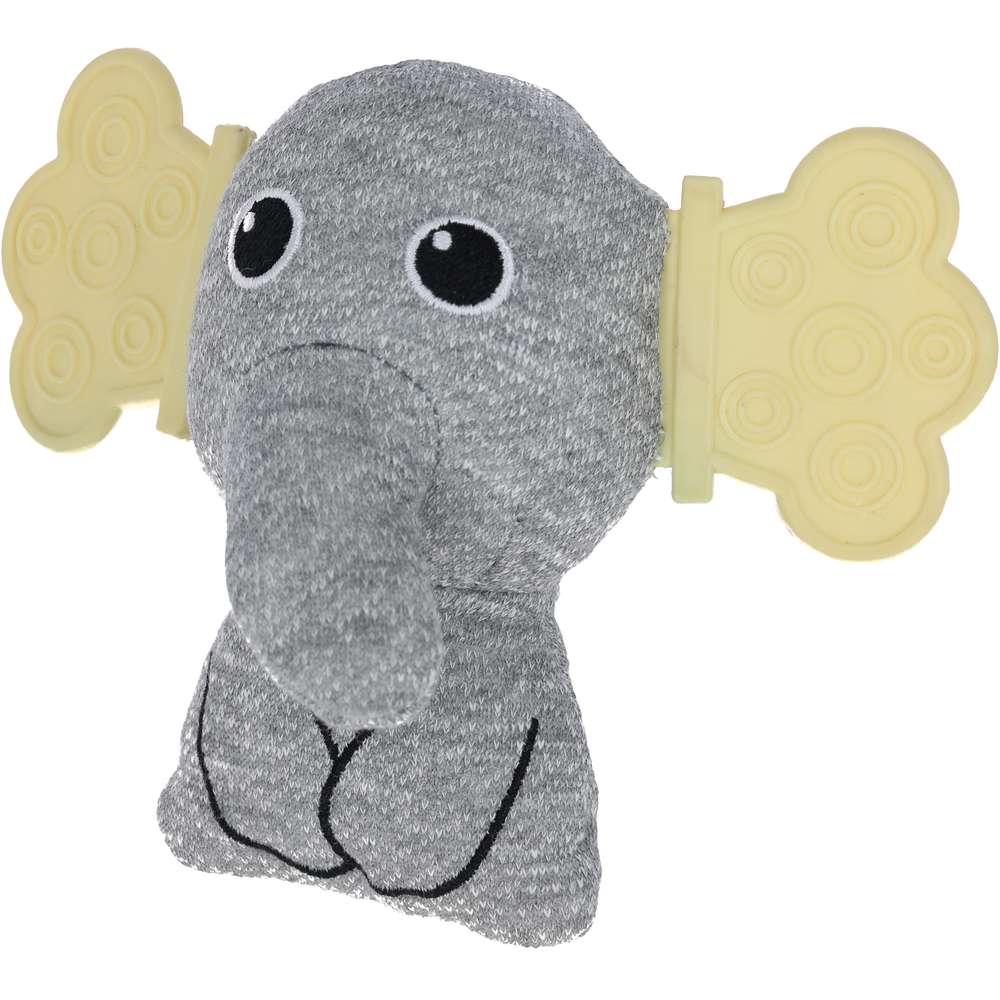 Produktabbildung Kerbl Hunde-Spielzeug Elefant, weiß/grau