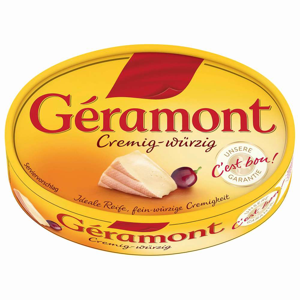 Produktabbildung Géramont Weichkäse, Cremig/Würzig