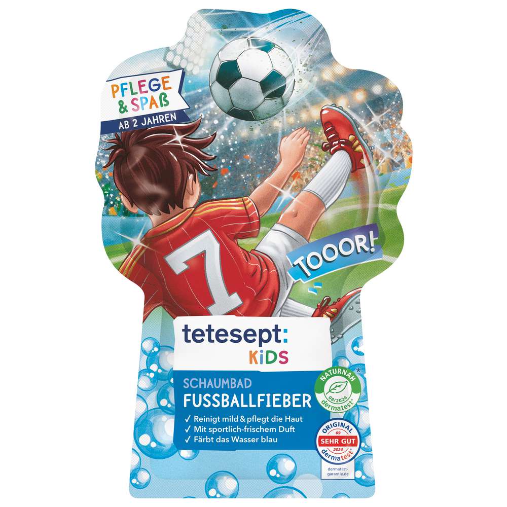 Produktabbildung tetesept Kids Schaumbad Fußballfieber