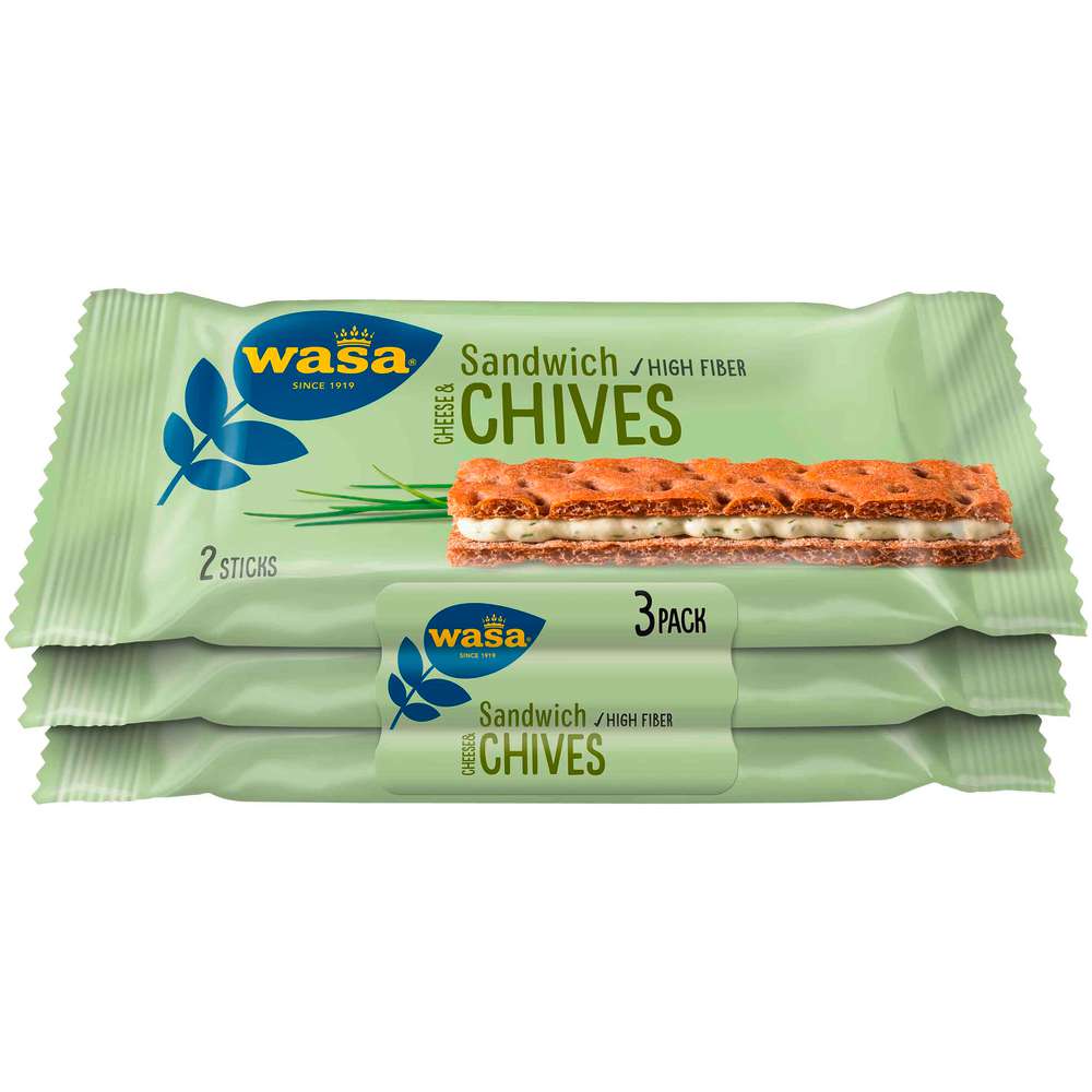 Produktabbildung Wasa Sandwich Cheese & Chives