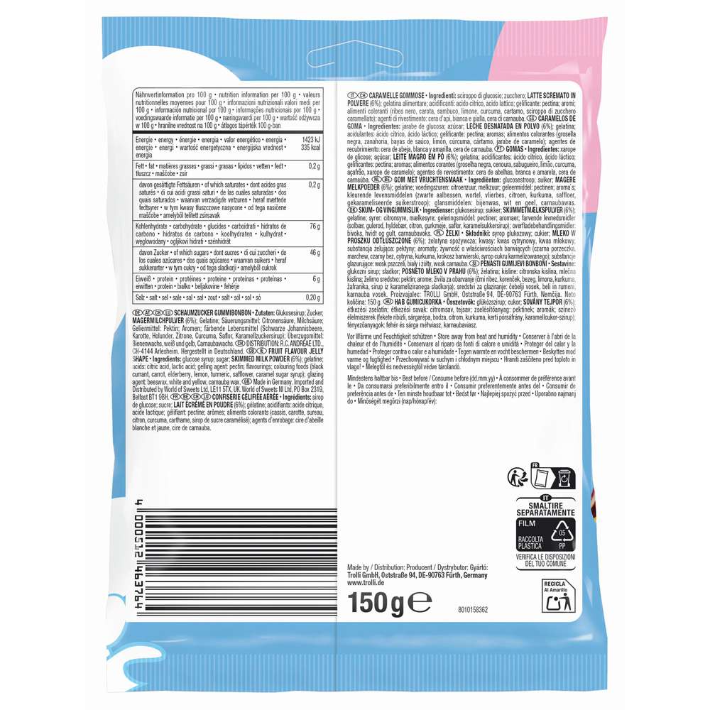 Produktabbildung Trolli Fruchtgummi Milchkuu