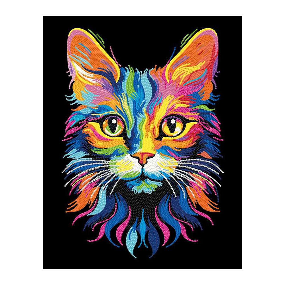 Produktabbildung Carletto Diamond Painting Neon Katze