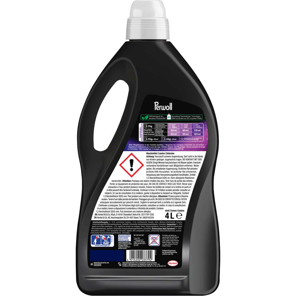 Produktabbildung Perwoll Color-Waschmittel, flüssig, Renew Black