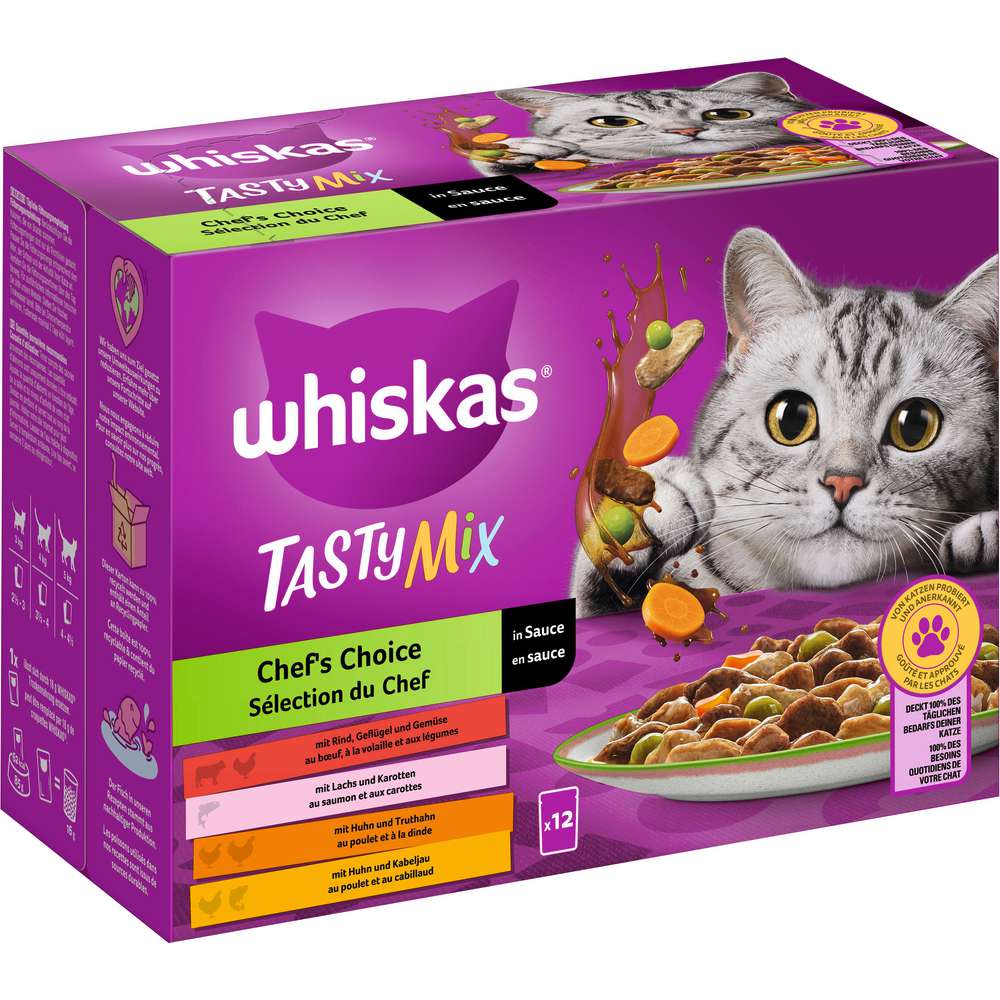 Produktabbildung Whiskas Katzen-Nassfutter, Chef's Choice