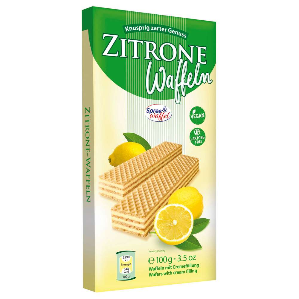 Produktabbildung Spreewaffel Waffeln mit Cremefüllung, Zitrone