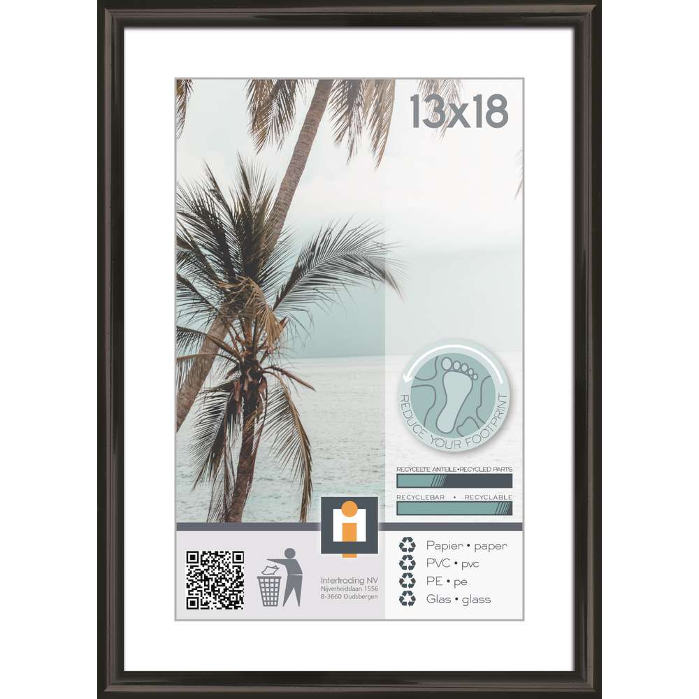 Produktabbildung Kyoto Kunststoffrahmen, 13 x 18, Schwarz