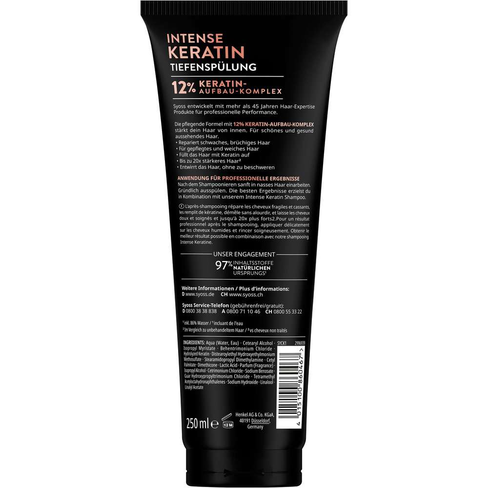Produktabbildung Syoss Tiefenspülung Intense Keratin