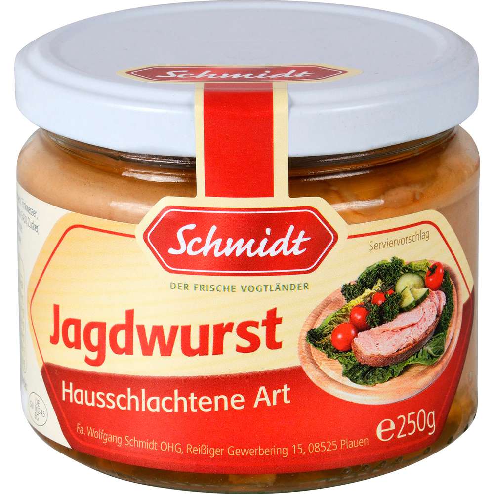 Produktabbildung Schmidt Jagdwurst, Hausschlachtene Art